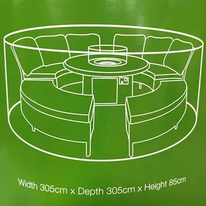 LeisureGrow Circular Modular Deluxe Furniture Cover - Large - image 2