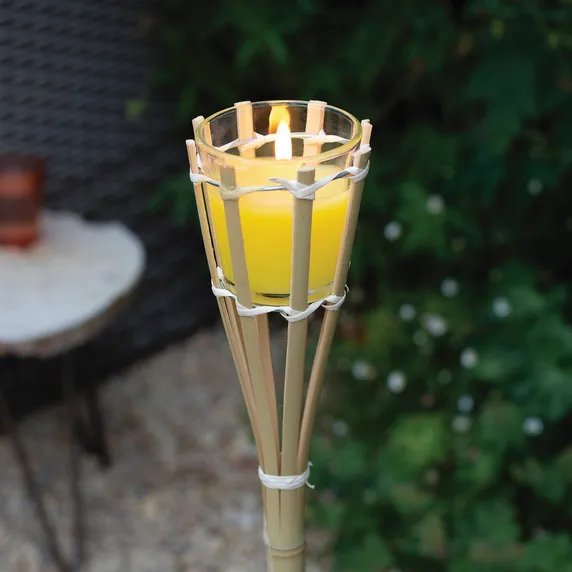 Citronella Bamboo Torch Candle