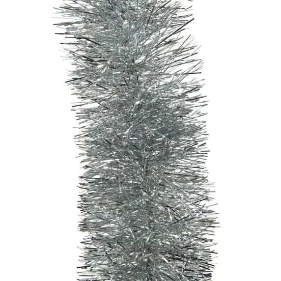 Classic Silver Tinsel Ø10cm