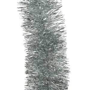 Classic Silver Tinsel Ø10cm