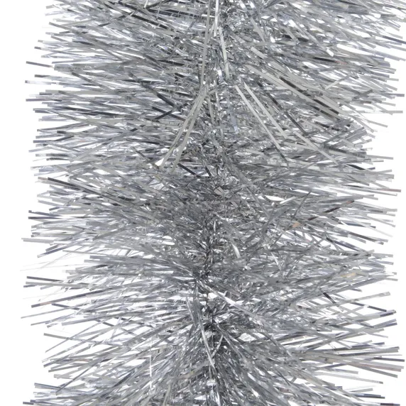 Classic Silver Tinsel Ø20cm