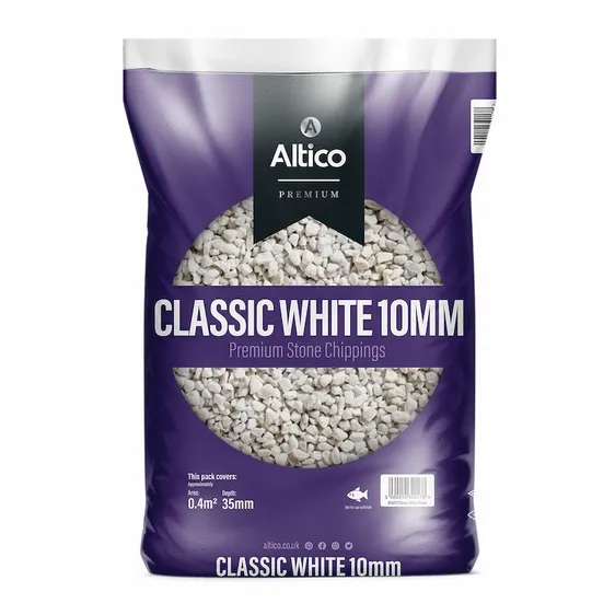 Classic White 10mm Premium Stone Chippings - image 3