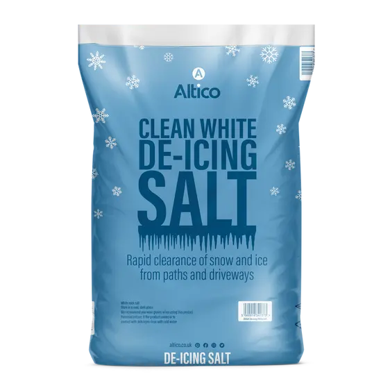 Clean White De-Icing Salt