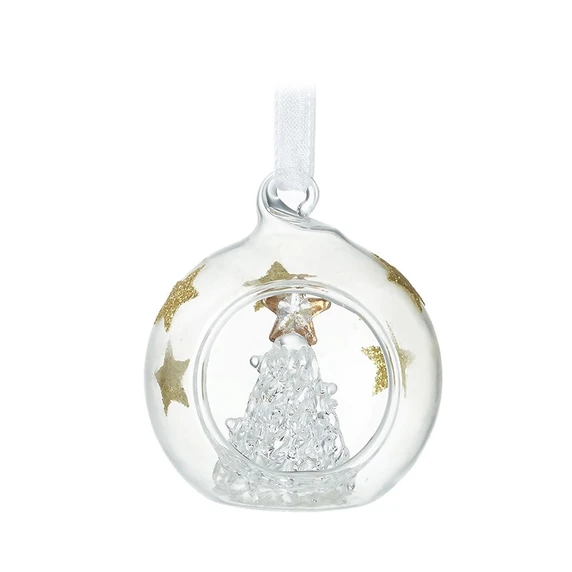 Clear Christmas Tree Glass Bauble