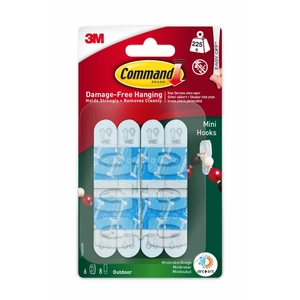 Clear Mini All-Weather Hooks