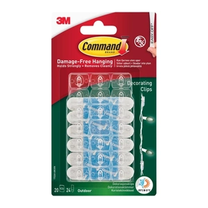 Clear Outdoor Decorating Clips - image 1