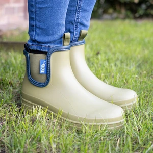 ClipGlove Khaki Ankle Boots