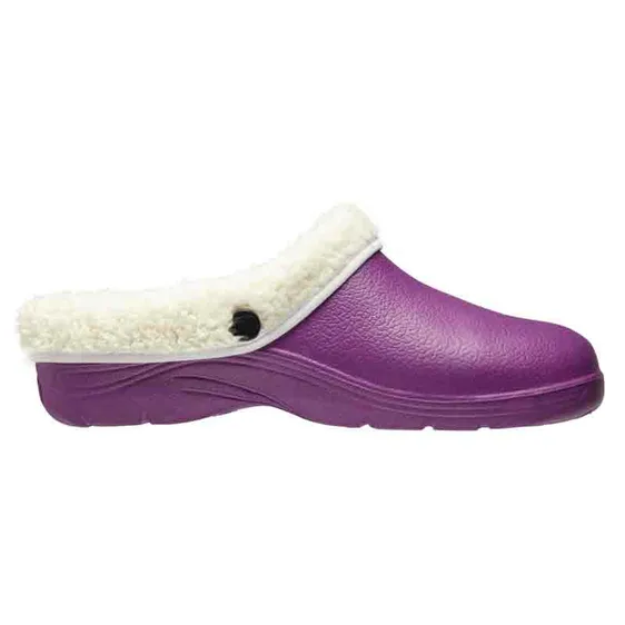 Comfi Fleece Garden Clog - Lilac UK 4 - image 2