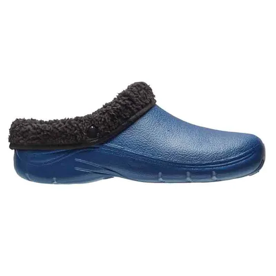 Comfi Fleece Garden Clog - Navy UK 4 - image 2