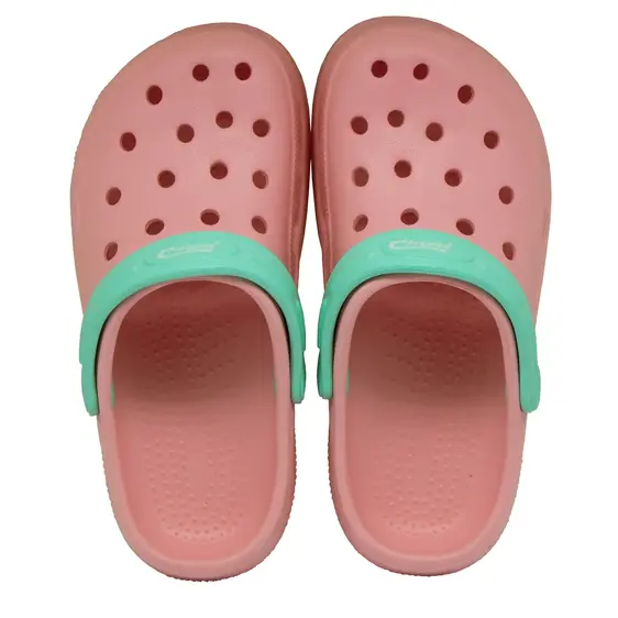 Cool-Kids Pink & Mint Cloggies - UK 5