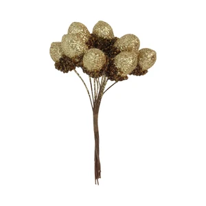 Gold Acorn Decorative Cluster