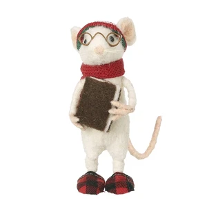 Cosy Mouse Ornament