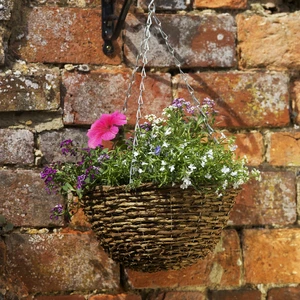 Country Rattan Hanging Basket - image 2