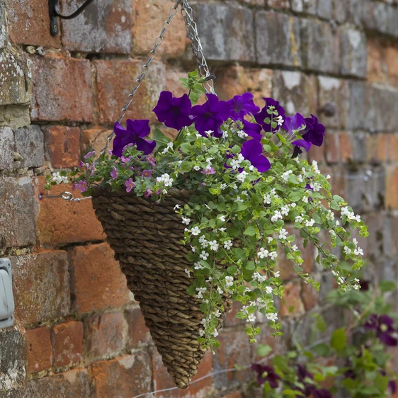 Country Rattan Hanging Cone