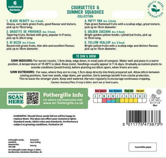 Courgettes & Summer Squashes Collection - image 2