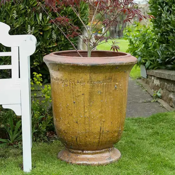 Courtyard Old Leather Urn Planter Ø54cm - image 2