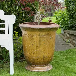 Courtyard Old Leather Urn Planter Ø54cm - image 2