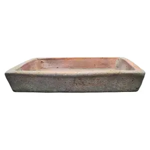 Courtyard Old Stone Alpine Planter 56cm