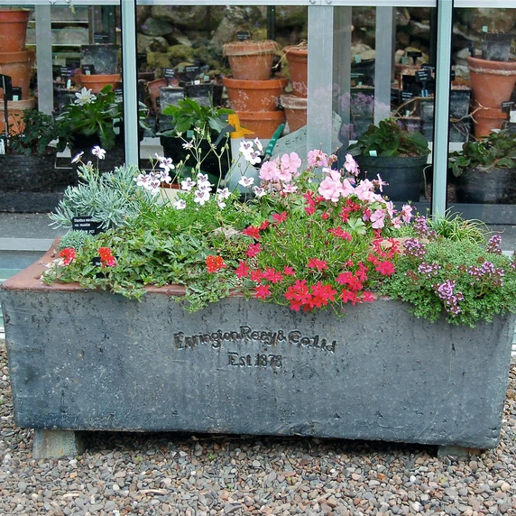 Courtyard Stone Trough Planter 80cm