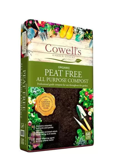Cowell's All Purpose Peat Free Compost 60L