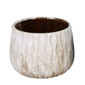 Cream Glazed Pot - ⌀ 6cm