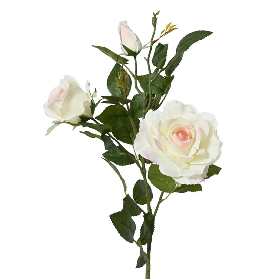 Cream Rose Artificial Stem