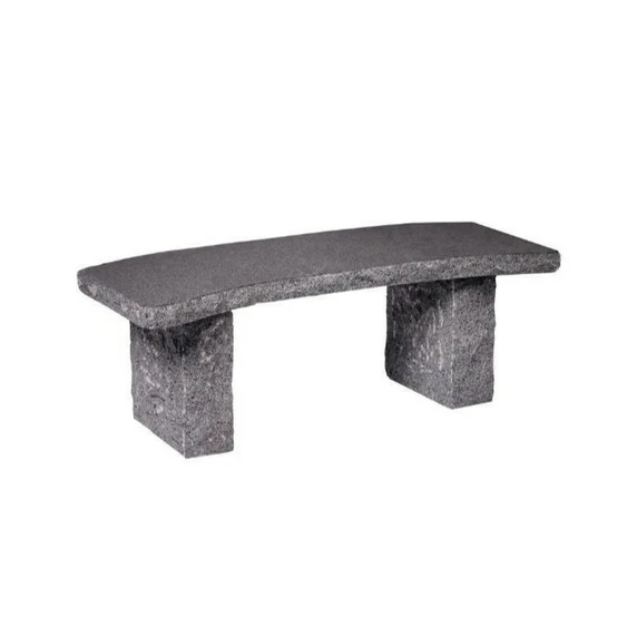 Curved Granite Bench - image 1