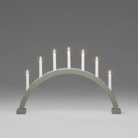 Curved Welcome Light - Matt Grey - image 2