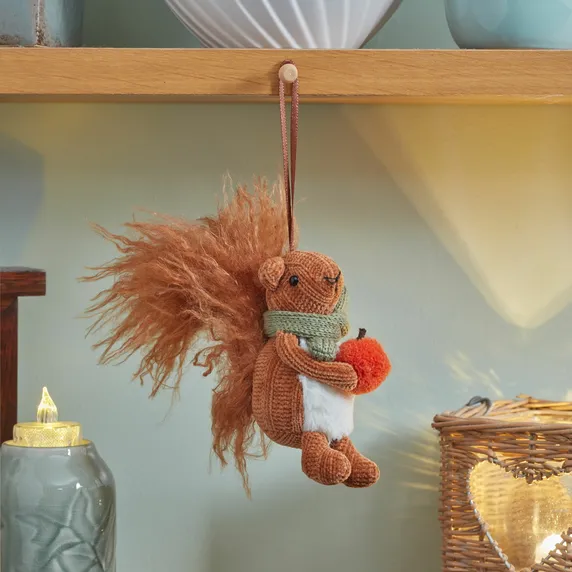 Cyril Squirrel Plush Pendant