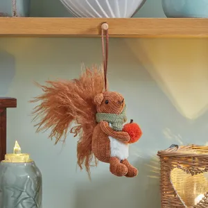Cyril Squirrel Plush Pendant