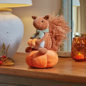 Cyril Squirrel Plush Pumpkin