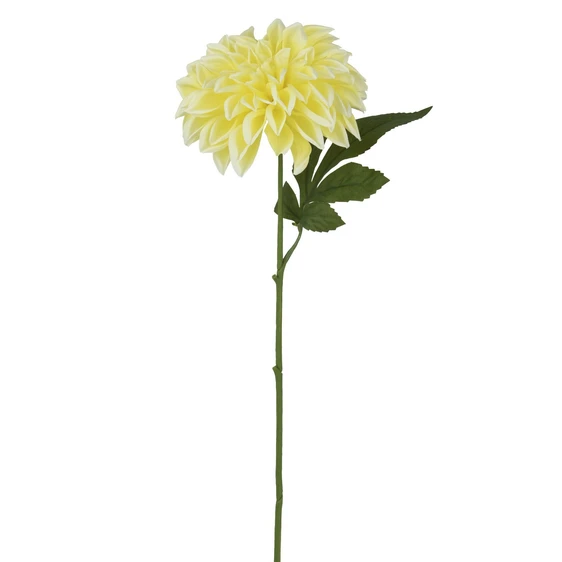 Dahlia Artificial Stem 67cm - Yellow