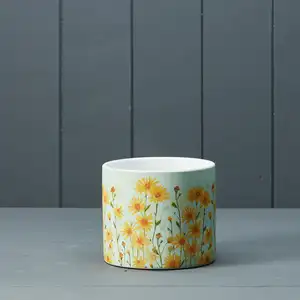 Daisy Field Print Pot Ø12cm