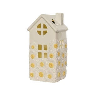 Daisy Patterned House with LED Lights - 22.2cm
