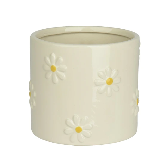 Daisy Patterned Indoor Planter