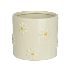 Daisy Patterned Indoor Planter
