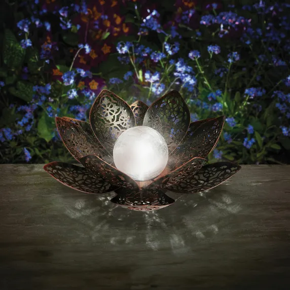 Damasque Lotus Flower Light - Bronze - image 2