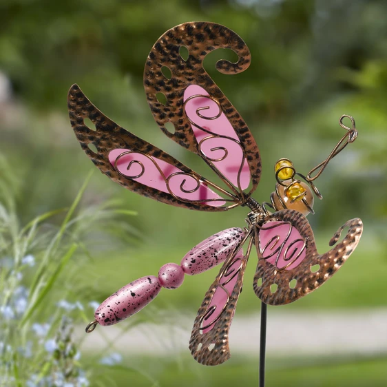 Dragonfly Delight Decor Stake - image 1