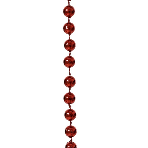 Decorative Bead Chain Garland - Oxblood Red - image 2