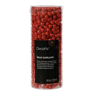 Decorative Bead Chain Garland - Red - image 1