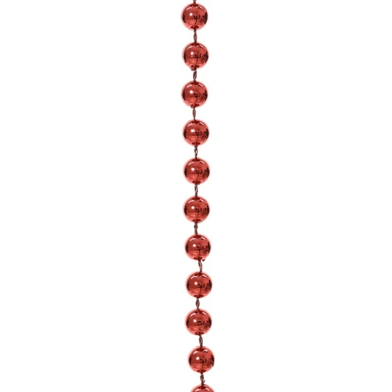 Decorative Bead Chain Garland - Red - image 2