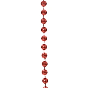 Decorative Bead Chain Garland - Red - image 2