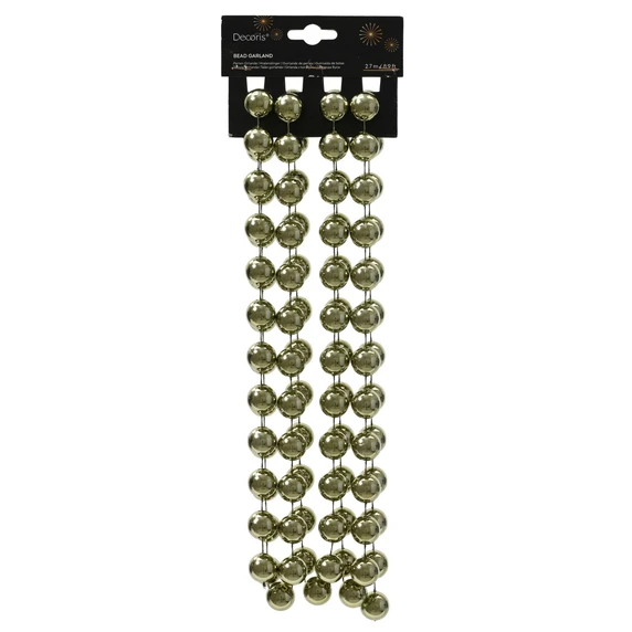 Decorative Large Bead Chain Garland - Rosemary Green - image 1