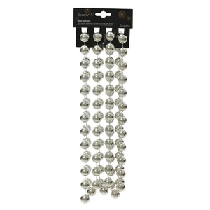 Decorative Large Bead Chain Garland - Silver - image 1