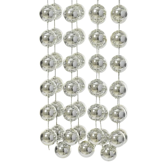 Decorative Large Bead Chain Garland - Silver - image 2