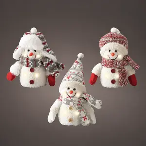 Decorative Light Up Snowman Figure