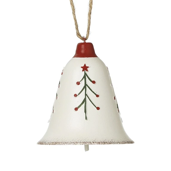 Decorative White Hanging Bell - Small