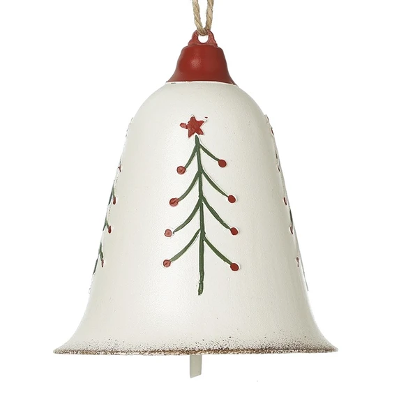 Decorative White Hanging Bell - Large