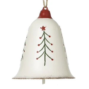 Decorative White Hanging Bell - Large