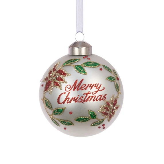 Delaney Merry Christmas Bauble 8cm